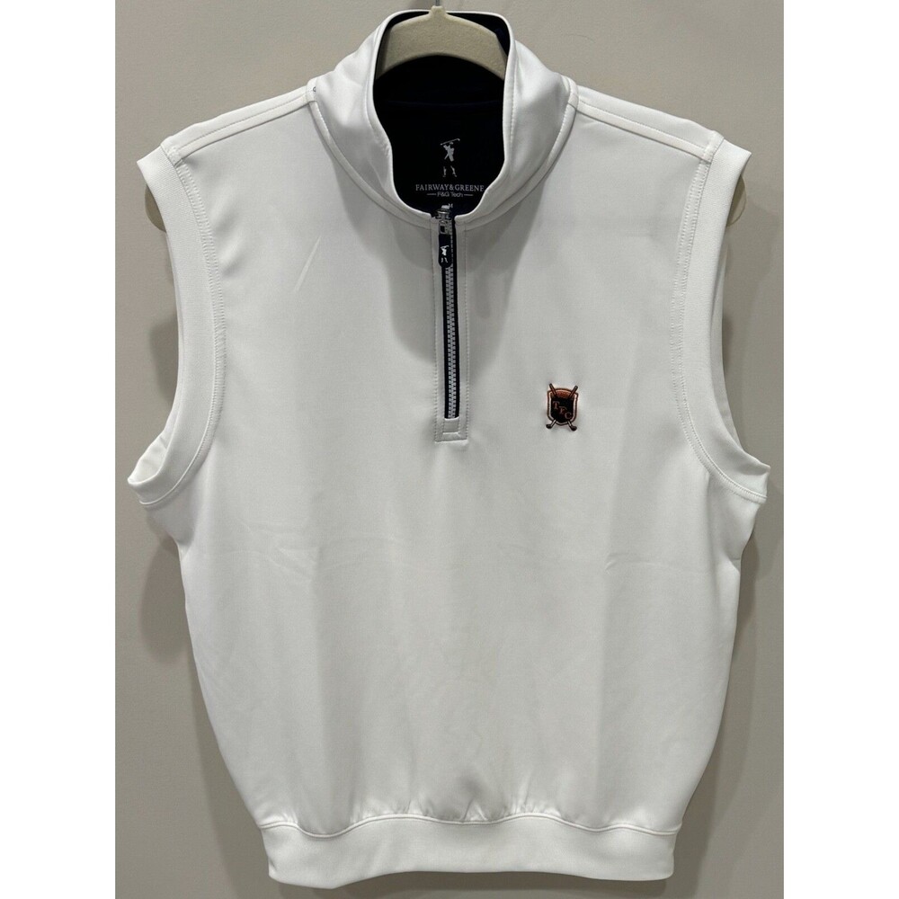 The Founders Club - Sarasota - F&G Tech Golf Vest - Men's Size Medium - White